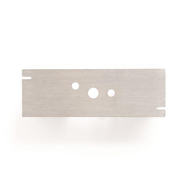 Hochspannungs-/Masseplatte (speziell geformt) - Rechteck (schmal)